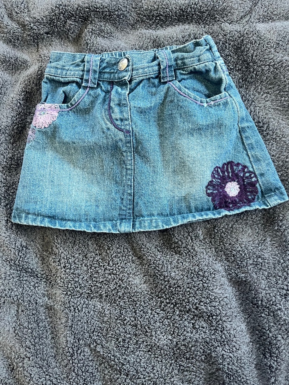 3 for $15 Mini Wear baby jean skirt